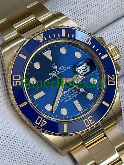 Rolex Submariner Date 41MM Yellow Gold Ref.126618LB