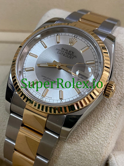 Rolex Datejust 36 Steel and Yellow Gold Ref.116233