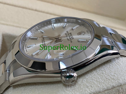 Rolex Datejust 41 Steel Silver Index Dial Ref.126300