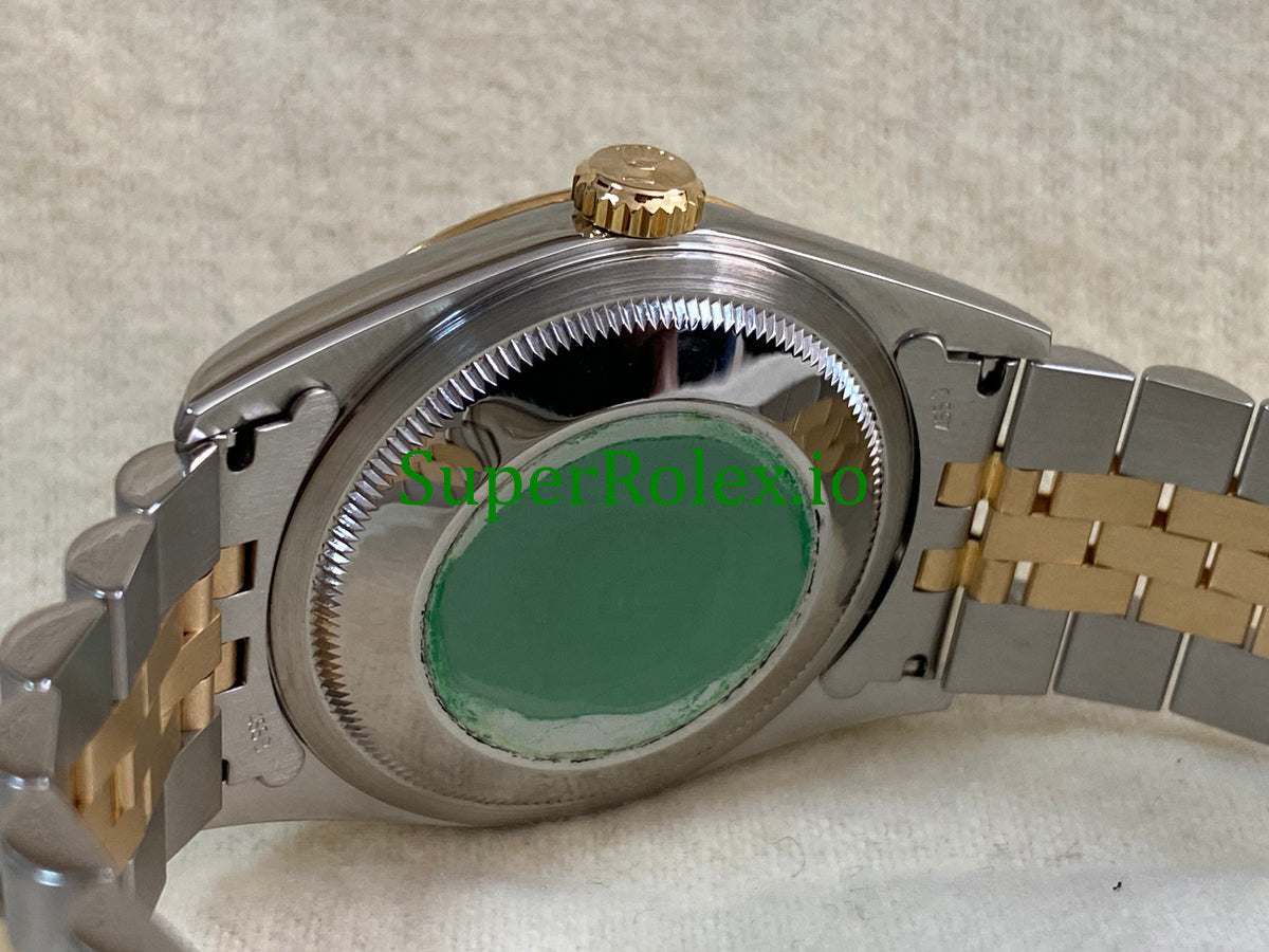 Rolex Datejust 36 Steel and Yellow Gold Diamond Dial Ref.16233