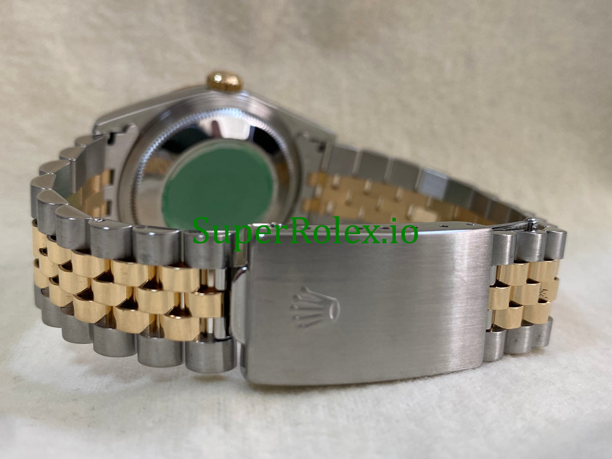 Rolex Datejust 36 Steel and Yellow Gold Diamond Dial Ref.16233