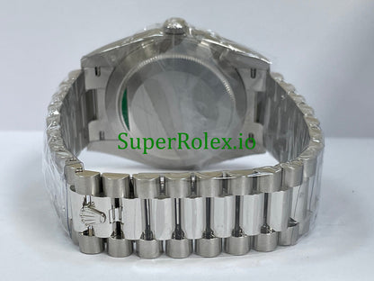 Rolex Platinum Day-Date 40MM Ref.228236 - Ice Blue Baguette Diamond Dial