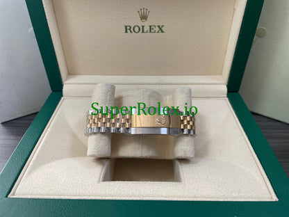 Rolex Steel and Yellow Gold Black Diamond Dial Datejust 41 Ref.126333
