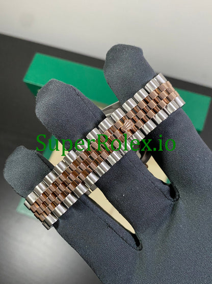 Rolex Datejust 36 Everose Gold White Diamond Dial Ref.116231