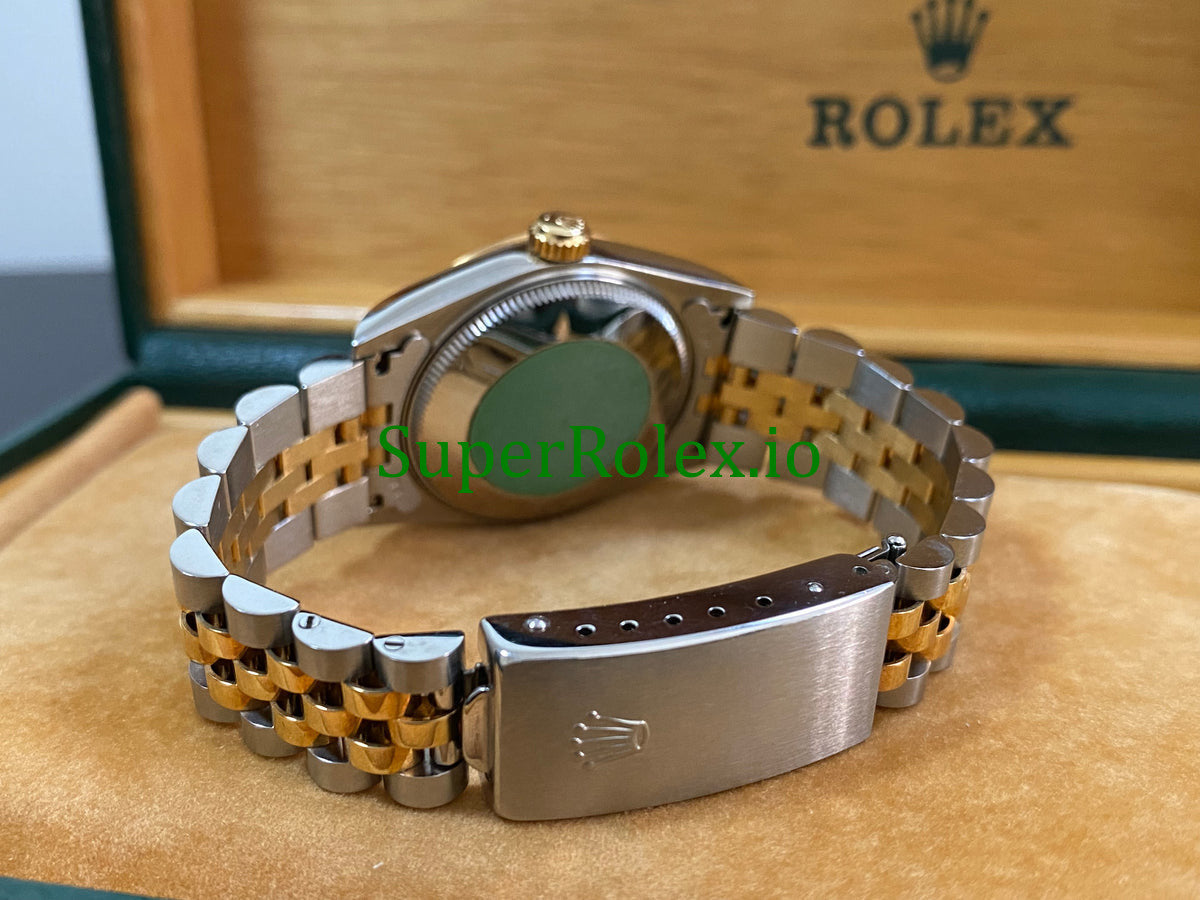 Rolex Datejust 31 Yellow Gold Champagne Roman Dial Ref.68273