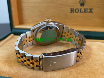 Rolex Datejust 31 Yellow Gold Champagne Roman Dial Ref.68273